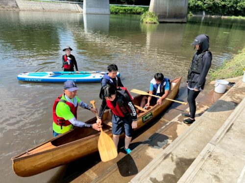 クックキッチンたまかわ_カヌー体験_乙な駅たまかわ_カヌーみなと