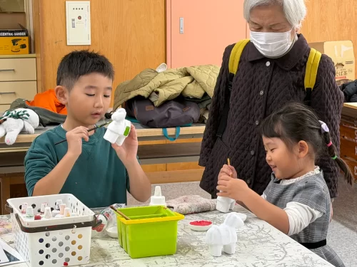 こども食堂クックキッチンたまかわ_絵付け体験_こわたま市