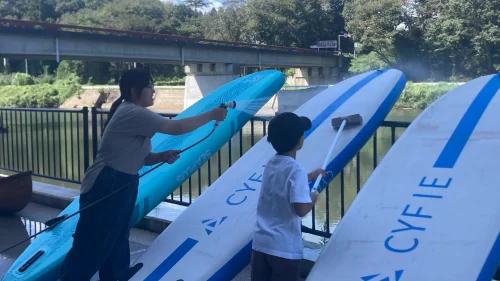 こども食堂クックキッチンたまかわ_カヌー体験_乙な駅たまかわ_カヌーみなと