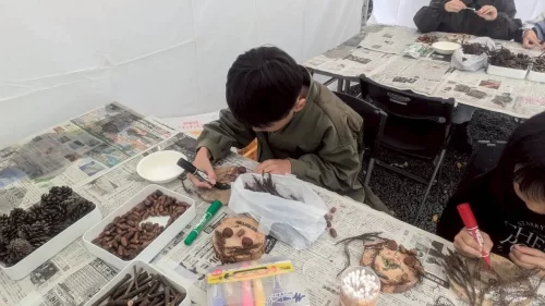 こども食堂クックキッチンたまかわ_自然工作体験_TAMAFES_玉川村