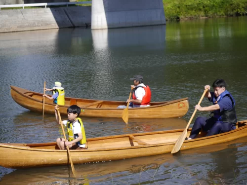 こども食堂クックキッチンたまかわ_カヌー体験_乙な駅たまかわ_カヌーみなと
