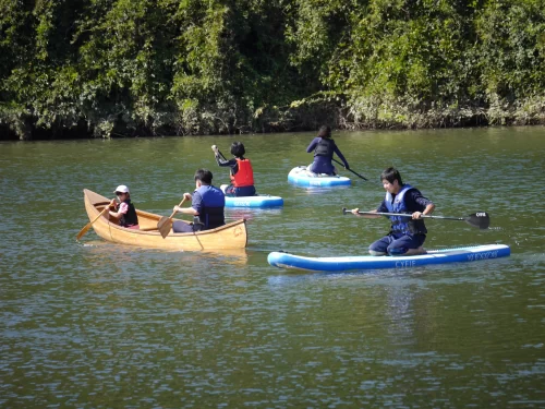 こども食堂クックキッチンたまかわ_カヌー体験_乙な駅たまかわ_カヌーみなと